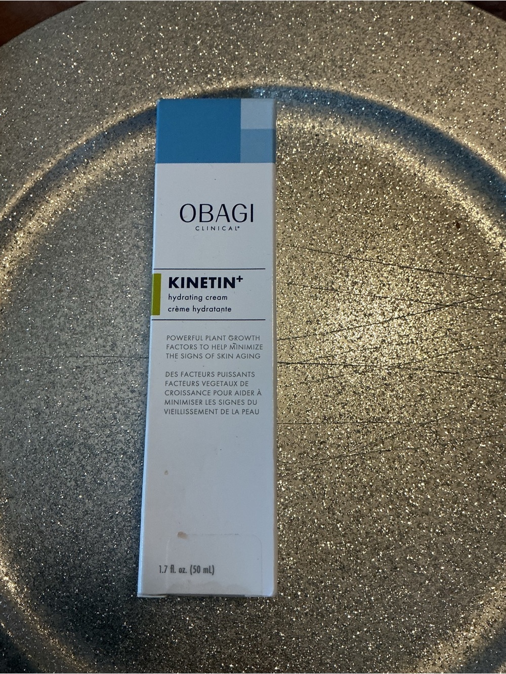 Obagi Kinetin+ Hydrating Cream - White with Blue Accent
